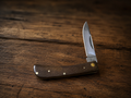 Rough Ryder Brown Burlap Small Work Knife – RR2333 – Mini Sod Buster - #0210