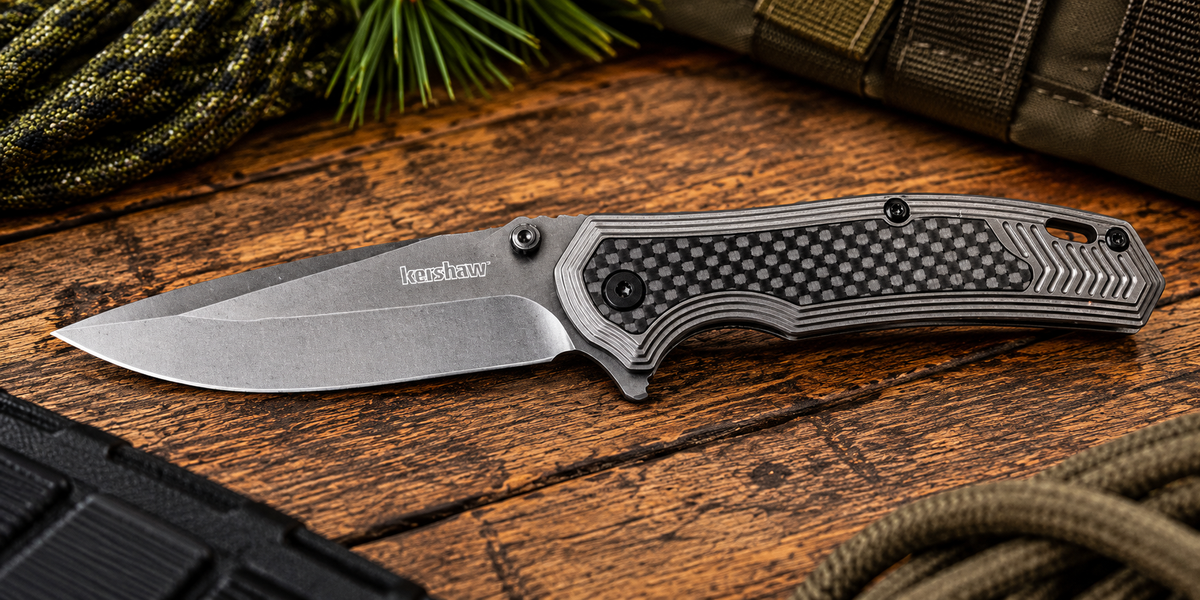 Kershaw Fringe 8310 – Carbon Fiber Assisted Opening EDC Knife