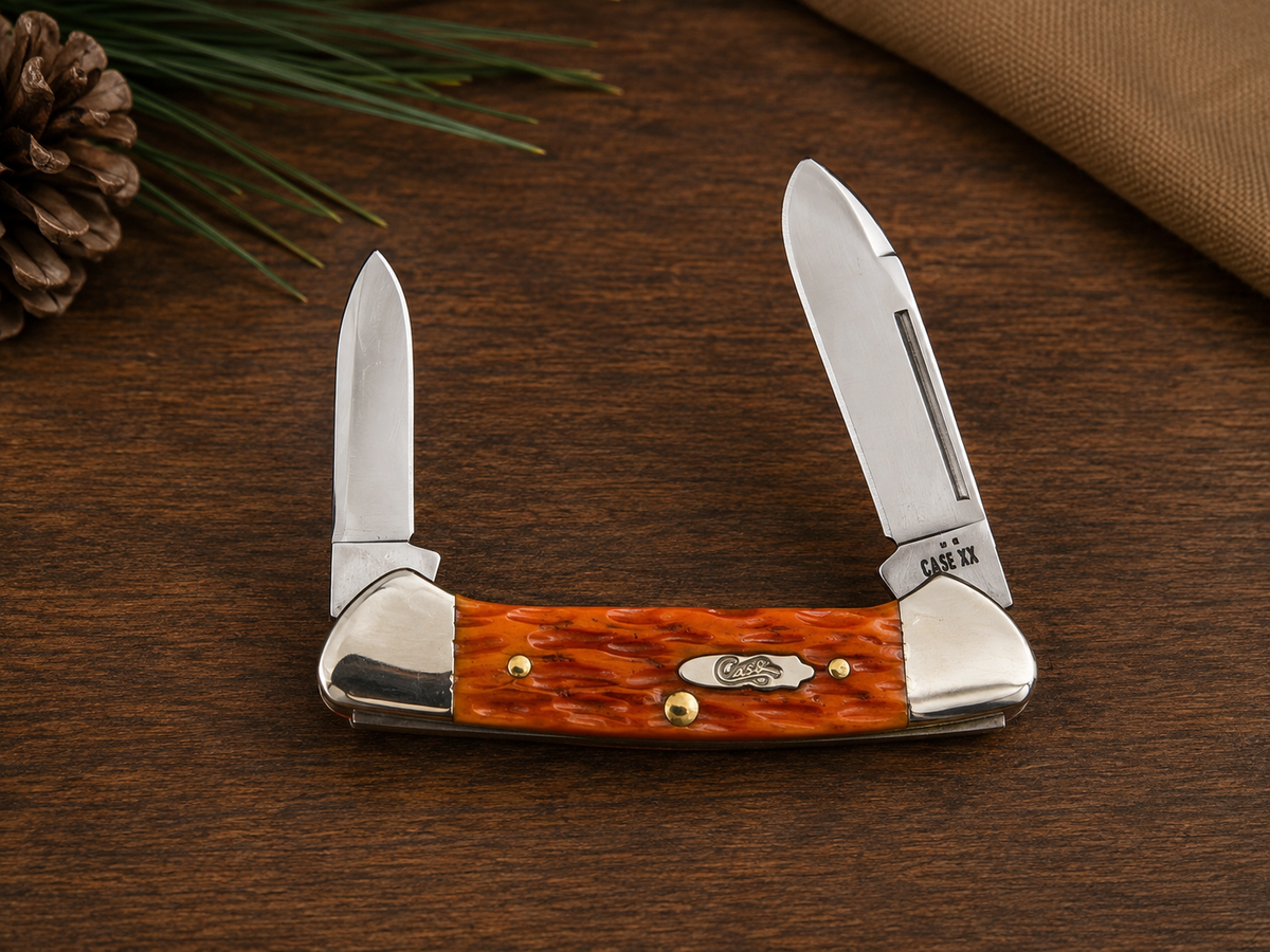 Case XX Tequila Sunrise Baby Butterbean – Two-Blade Pocket Knife - #0257