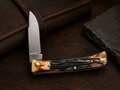 Rough Ryder Cinnamon Bone Small Work Knife – RR2769 – Sod Buster Style