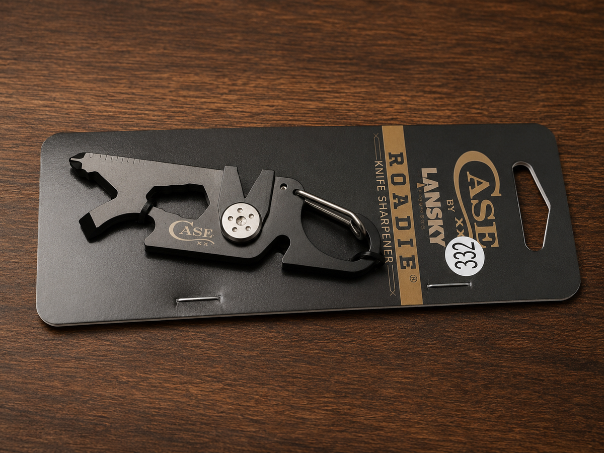 Case XX × Lansky Roadie 8-in-1 Knife Sharpener Multi-Tool – Black 09534 - #0328