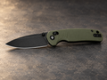 Frankensteined Custom EDC Folding Knife – Olive Green & Black