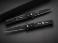 Falcon “Badass” Stiletto – KS1107BA – 440 Stainless – Black Blade - #0074