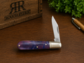 Rough Ryder Purple Swirl Small Barlow RR2153 – Stainless Steel - #0352