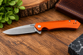 Case XX Kinzua Orange Aluminum S35VN EDC Folding Knife