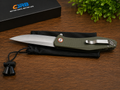 CJRB Green G10 EDC Folding Knife – Satin Blade - #0339