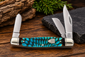 Rough Ryder Burnt Blue Dragon Stockman – 3-Blade Traditional Pocket Knife