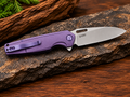 Kubey Tityus KB360C Purple Titanium Framelock Folding Knife