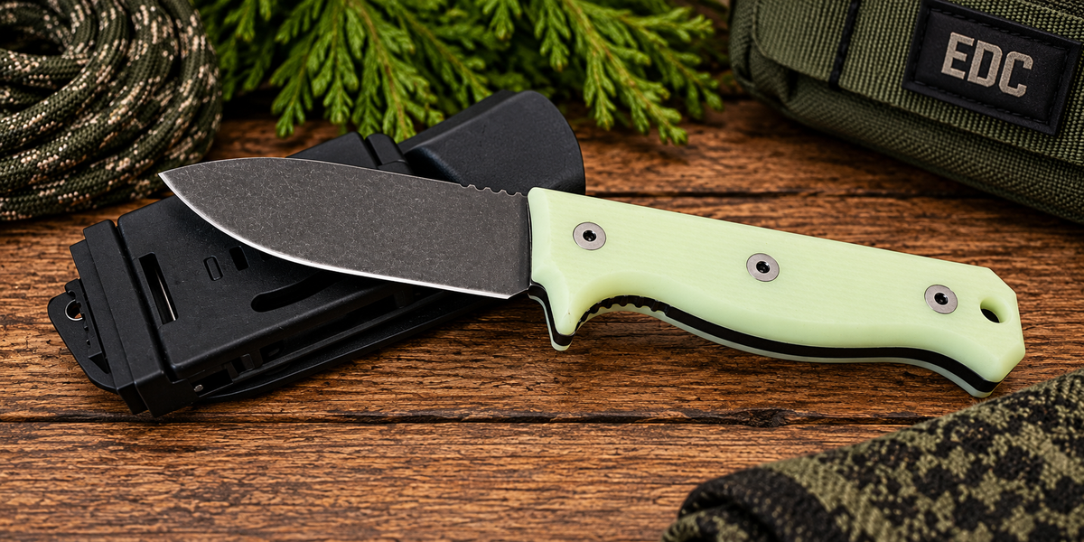 Maratac R4A Ready 4 Action Compact D2 Fixed Blade – Glow Handle
