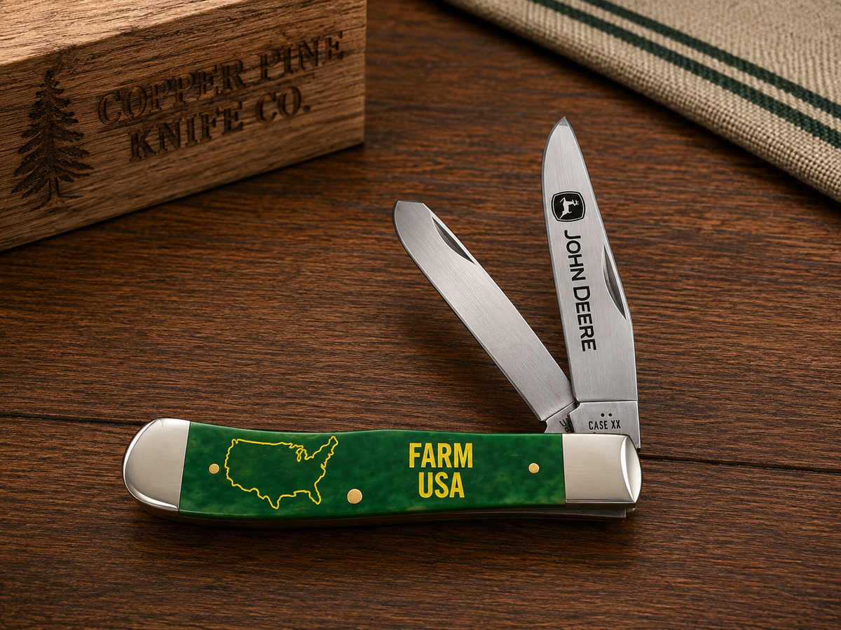 Case XX John Deere FARM USA Trapper #15794 - #0329