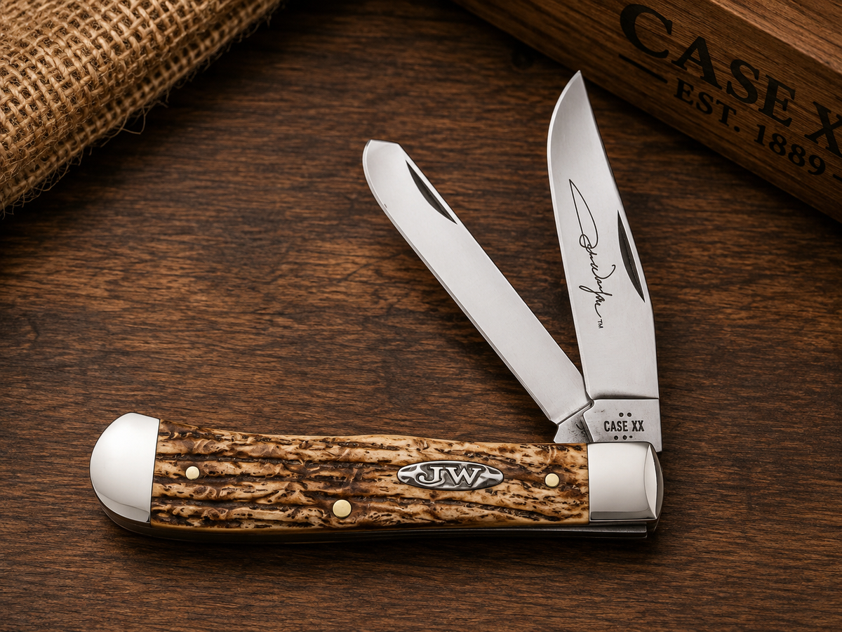 Case XX John Wayne Trapper – Jigged Bone - #0272