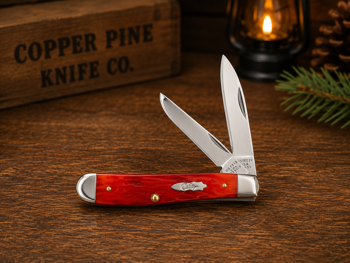 Case XX Tequila Sunrise Bone Mini Trapper 57531 – Crandall Jig - #0297
