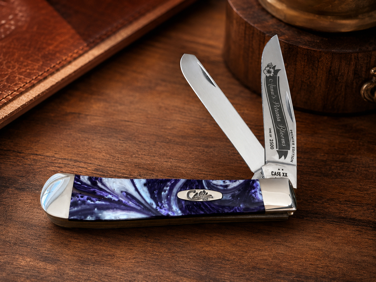 Case XX Anna’s Petunia Blooms Corelon Trapper – Premier Edition – 1 of 2500 - #0006