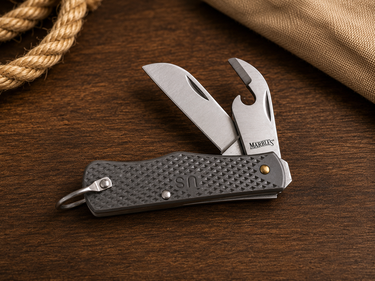 Marble’s G.I. Jack – US Military-Style Utility Pocket Knife - #0249
