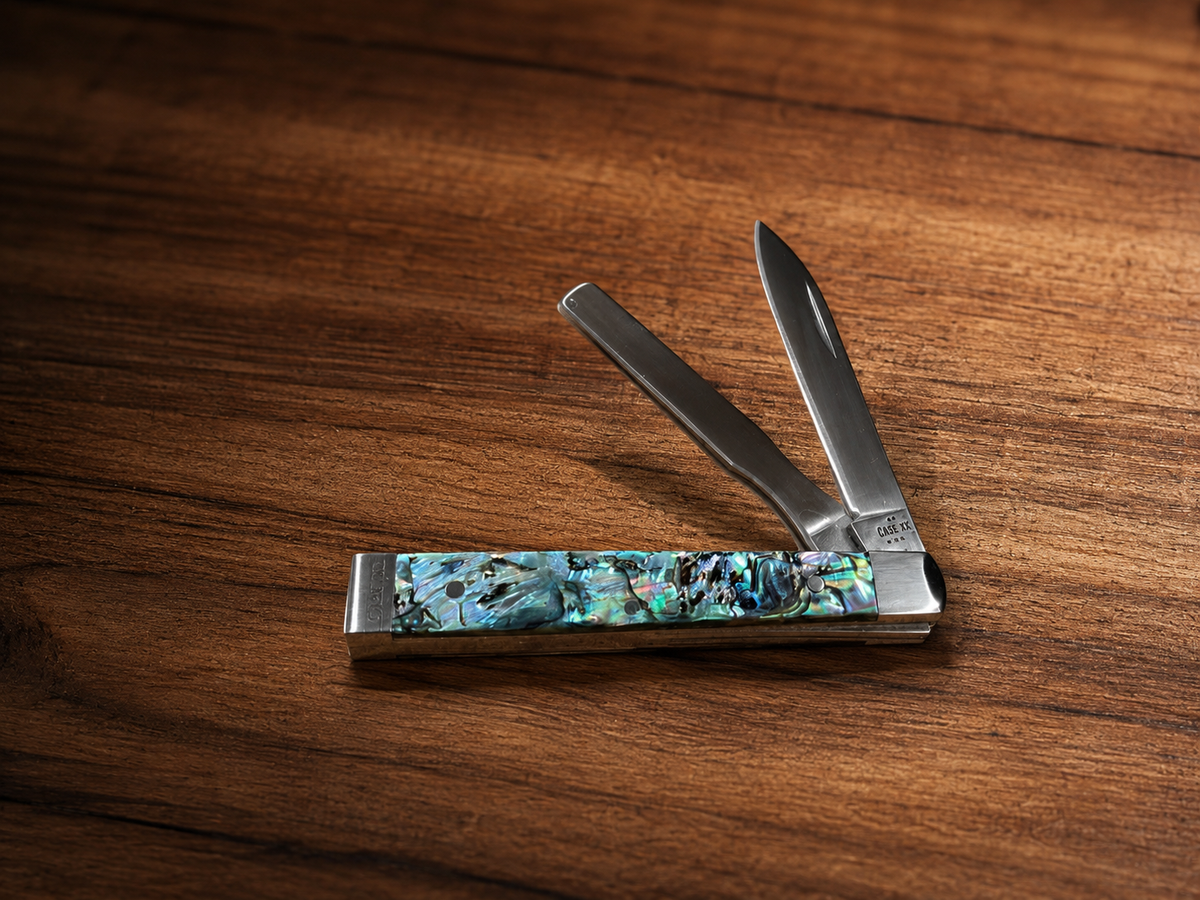 Case XX Smooth Genuine Abalone Baby Doc – 8282SP SS – Model 12029 - #0083
