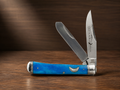 Rough Ryder Once in a Blue Moon Trapper – Blue Bone – RR1194 – 2 Blade - #0244
