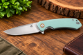 Klaken Ridge J146 Satin D2 Folding Knife – Seafoam/Satin