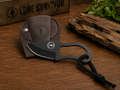 Lone Survivor Compact Fixed-Blade EDC Knife with Sheath - #0337