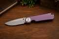 DreamTech D4245TVP Purple Titanium Folding Knife – VG10 - #0359