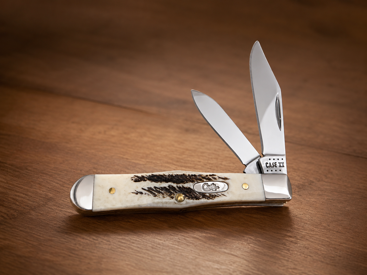 Case XX 6.5 BoneStag Small Swell Center Jack – 6.5225 1/2 SS – #65326 – 2022 Vault Release - #0241