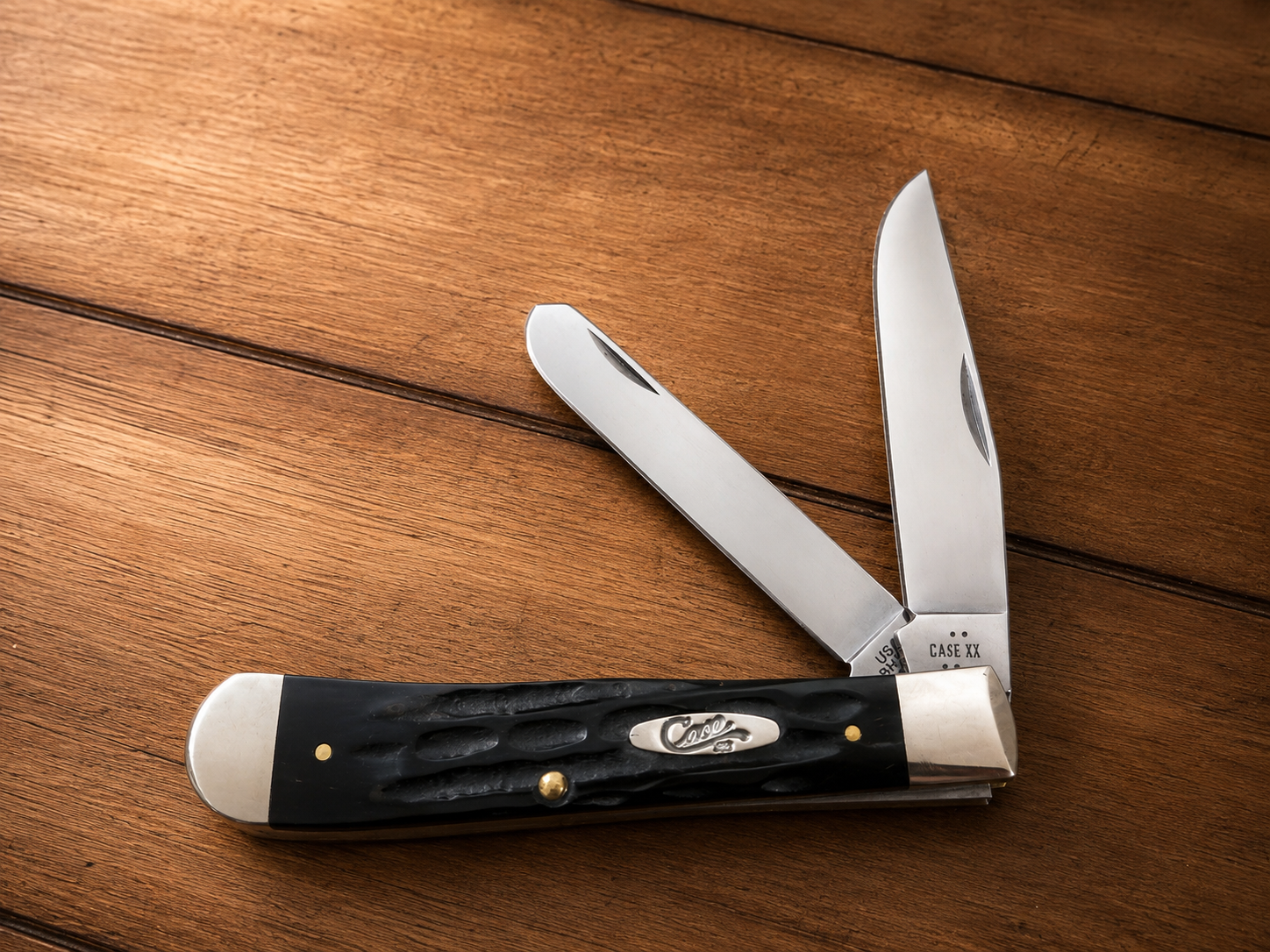 Case XX Jigged Genuine Buffalo Horn Trapper – BH254 SS – Model 65010