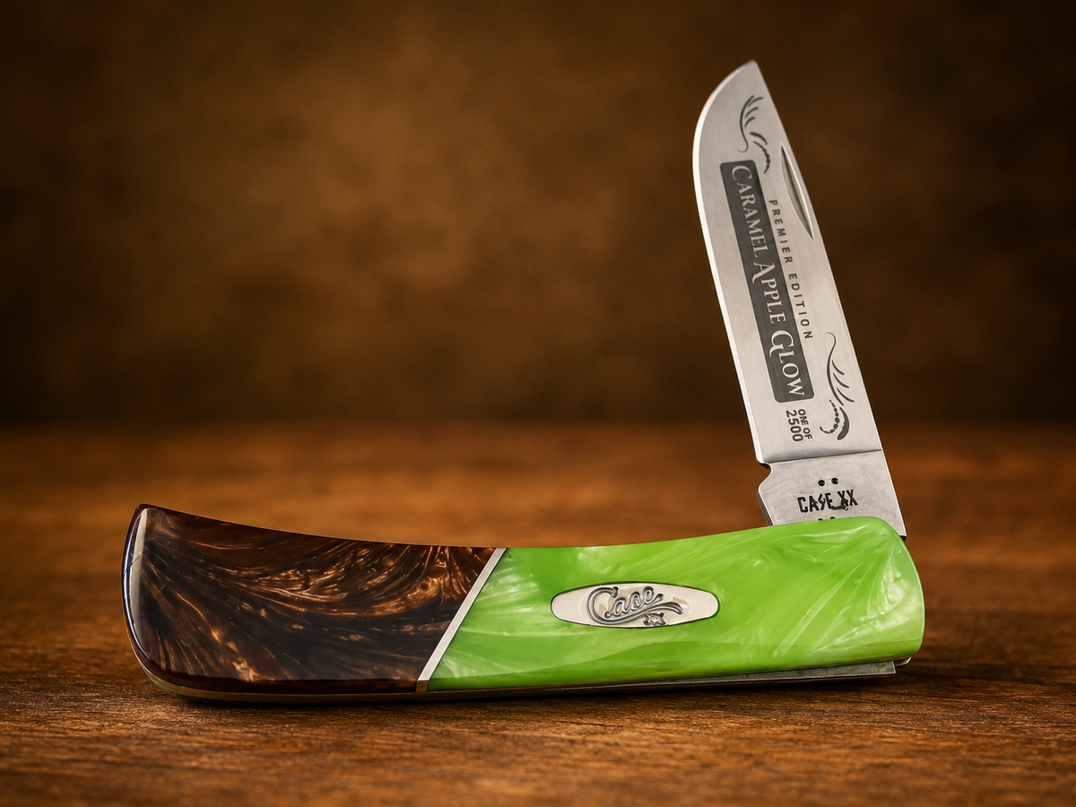Case XX Caramel Apple Glow Corelon Sod Buster Jr. – Premier Edition – 1 of 2500 - #0011