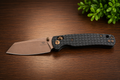 Bestechman Ronan Crossbar Lock EDC Knife – 14C28N & Black G10 - #0362