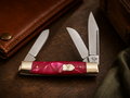 German Creek Pink Pearl Stockman – 3-Blade – 3¾”