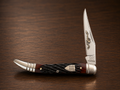 Rough Ryder 30th Anniversary Checkered Brown Bone Pocket Knife – 1994–2024