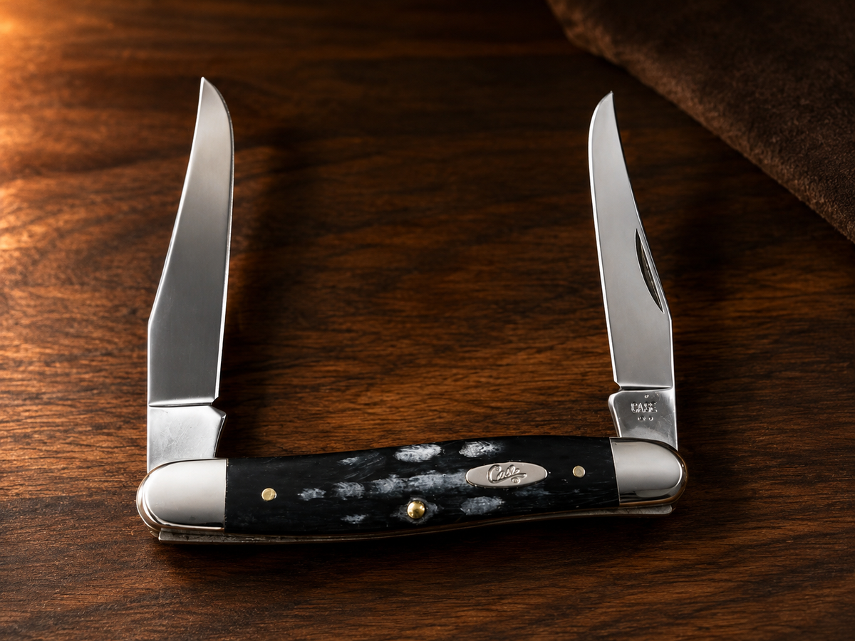 Case XX Jigged Buffalo Horn Muskrat – Model 65032 - #0086