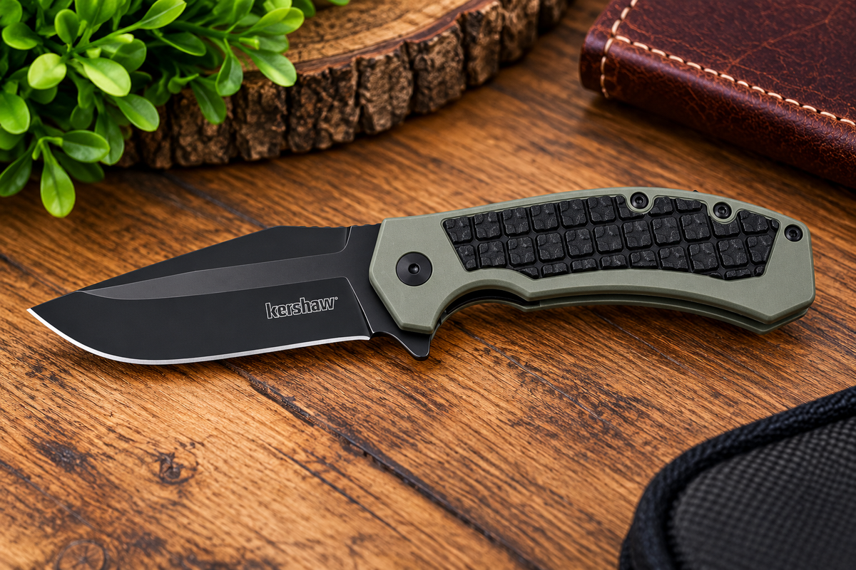 Kershaw Faultline 8760 – Olive Green EDC Folding Knife