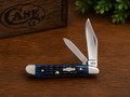 Case XX Navy Blue Bone Rogers Jig Pocket Knife – USA - #0342