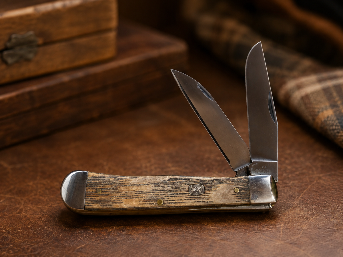Case XX 2026 Bourbon Barrel White Oak Trapper – 1 of 350 – #52769 - #0104