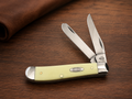 Case XX Smooth Yellow Synthetic Mini Trapper – Tru-Sharp Stainless - #0044