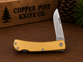 Bear & Son 137L Gold Aluminum Sod Buster Folding Knife – USA Made - #0314
