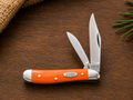 Case XX Orange Synthetic Peanut 4220 SS – Two-Blade Pocket Knife - #0293