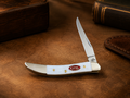 Case XX White Smooth Small Texas Toothpick – Red Case Shield - #0102