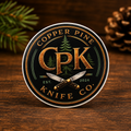 Copper Pine Knife Co. Heritage Logo Sticker - #1005