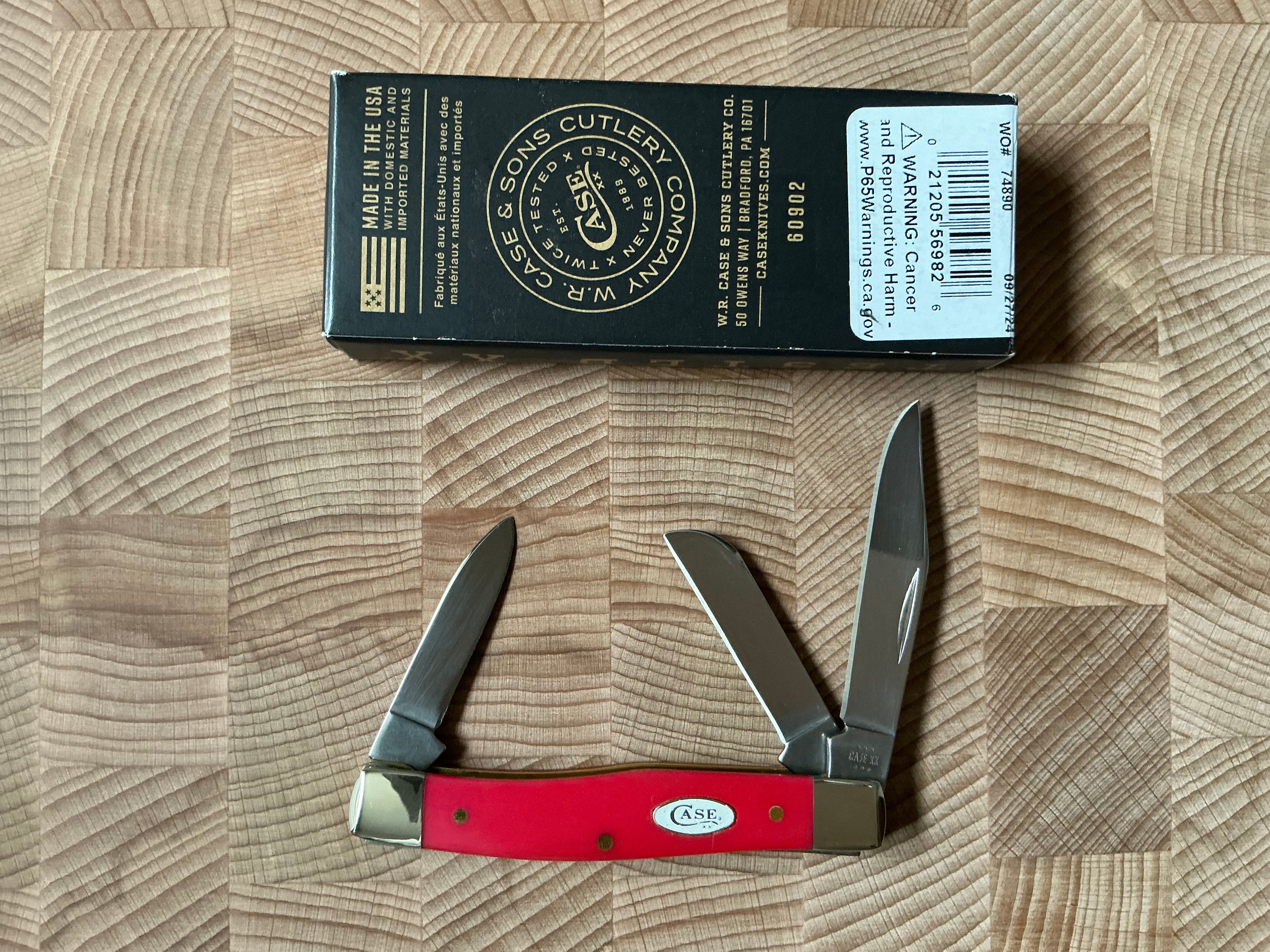 New in Box - Red Synthetic Medium Stockman