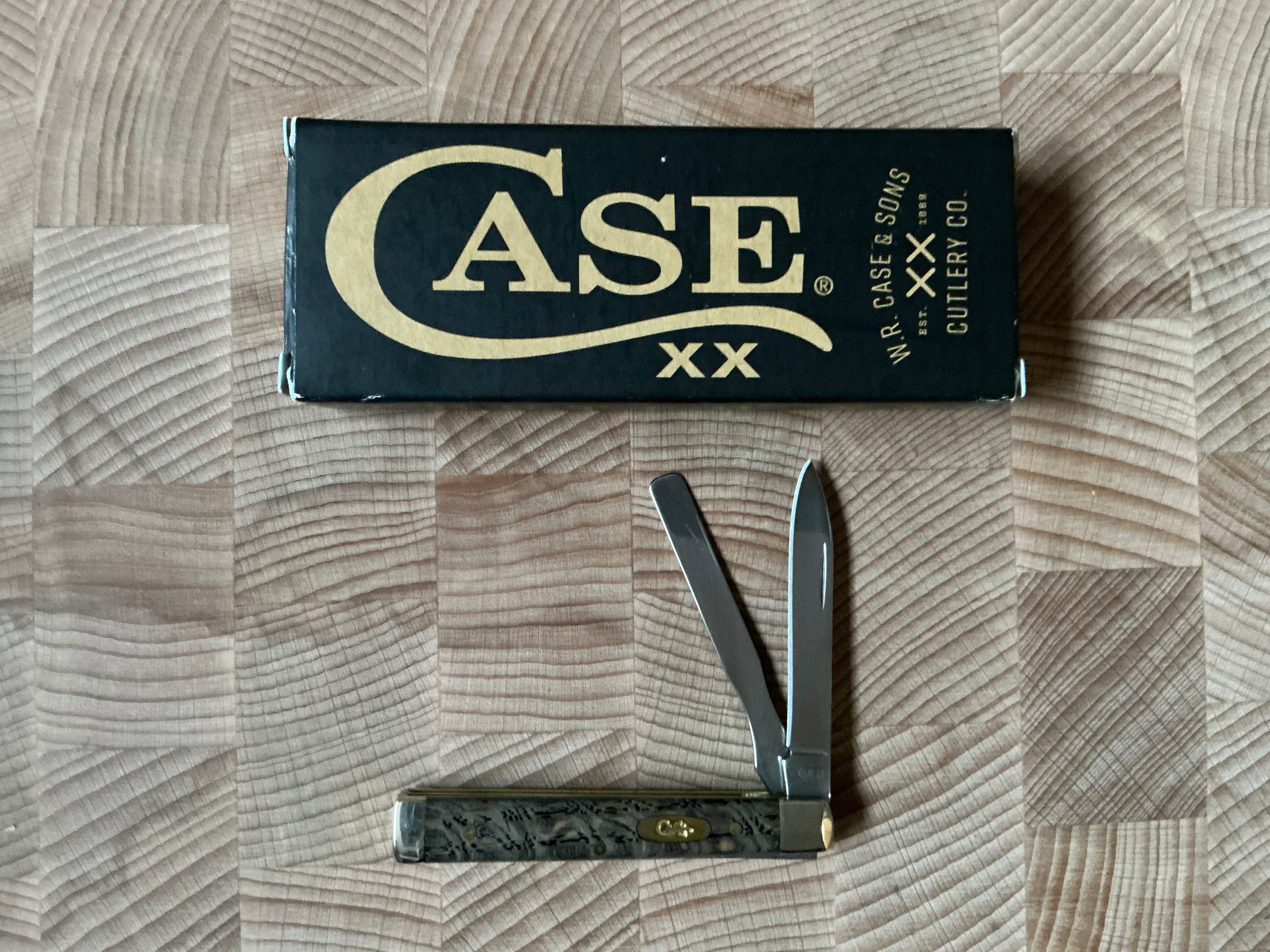 New in box - Black Curly Oak Wood Smooth Baby Doc