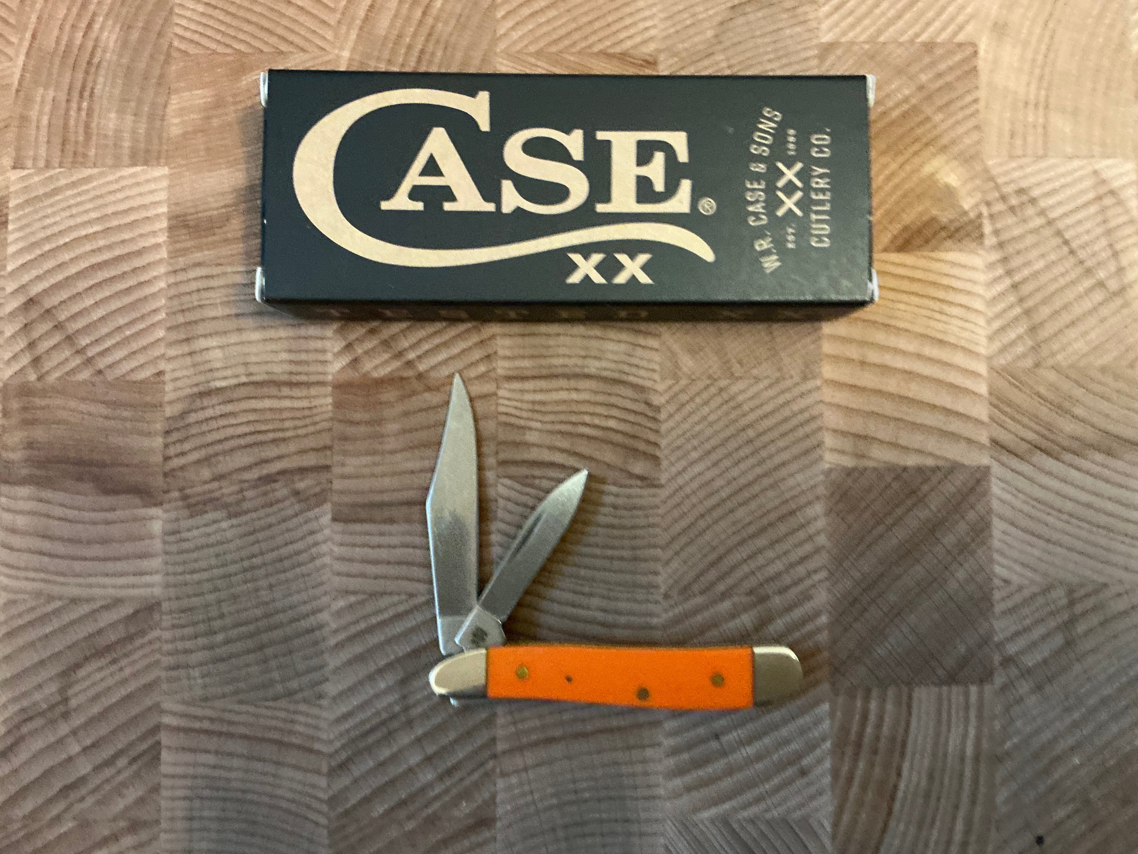 New in box - Orange Sytnthetic Smooth Peanut