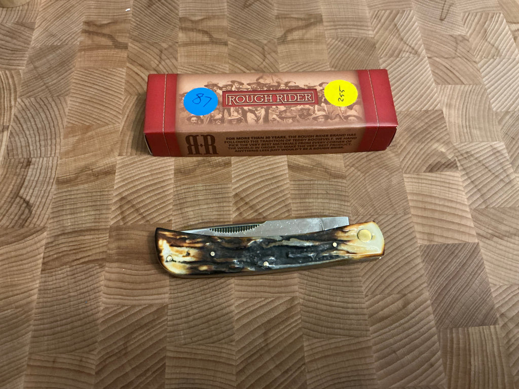 New in box - Rough Rider Bone Stag